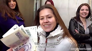 Babe, Czech, Fucking, Homemade, Money, Nude, Public, Public nudity, Sex, Student