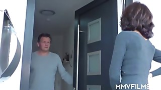Amateur, Blowjob, Brunette, Cougar, Cum, Cum in mouth, Cum on tits, Cumshot, European, Facial