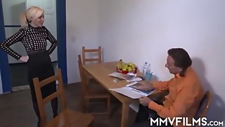 European, Big boobs, Big cock, Bitch, Blonde, Blowjob, Cum, Cum in mouth, Cum on tits, Cumshot