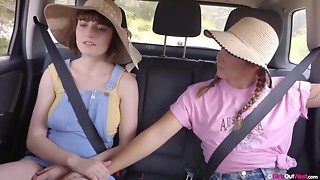 Big boobs, Blonde, Brunette, Bush, Cunnilingus, Hairy, Lesbian, Outdoor, Sex, Sex toys