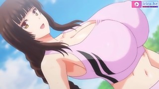 Hentai, Gym, Big boobs, Stepson, Fitness, Sex