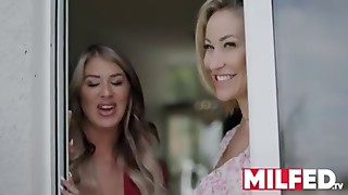 Big boobs, Blonde, Blowjob, Cowgirl, Cunnilingus, Deepthroat, Fucking, Horny, Licking, Mature