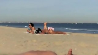 Beach, Cum, Cumshot, Flashing, Handjob, Masturbation, Nude, Outdoor, Public, Public nudity