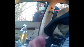 Car, Caught, Cock, Cum, Cumshot, Flashing, Grannies, Handjob, Hidden cams, Masturbation
