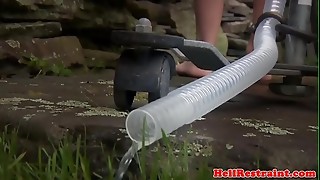 Enema, Medical, Humiliation, Bondage, Bdsm, Kinky, Outdoor, Redhead, Sex