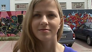 Amateur, Big boobs, Blowjob, Czech, Public, Public nudity