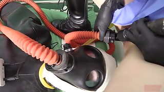 Latex, Machine, Femdom, Brunette, Bondage, Bdsm, Fetish, Rubbing, Gagging, Fucking