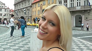 Blonde, Horny, Outdoor, Pov, Public, Public nudity, Sex, Stockings, Teen, Wild