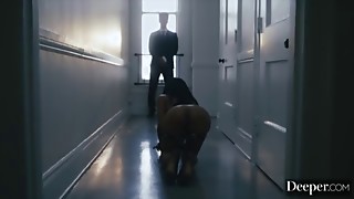 Scandal, Ebony, Doggystyle, Bondage, Creampie, Riding, Standing, Spanking, Bdsm, Black and ebony