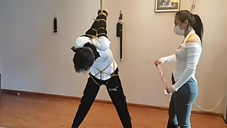 Asian, Bdsm, Bondage, Brunette, Femdom, Fetish, Gagging, Lesbian, Tied