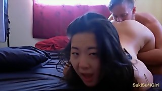 Amateur, Asian, Chinese, Coed, College, Couple, Friend, Girlfriend, Homemade, Interracial