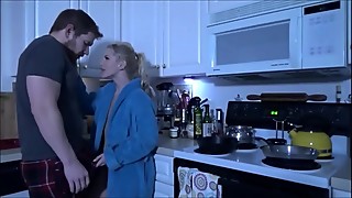 Stepson, Big ass, Big cock, Blonde, Blowjob, Cock, Creampie, Lovers, Mature, Medical