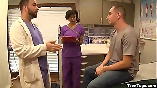 Nurse, Big cock, Cock, Cum, Cumshot, Handjob, Sex, Sexy, Stroking, Teen