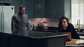 Bathroom, Babe, Big boobs, Big cock, Blonde, Blowjob, Boss, Cock, Cum, Cum on tits