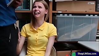 Thief, Babe, Amateur, Big boobs, Big cock, Blonde, Blowjob, Cock, Fucking, Humiliation