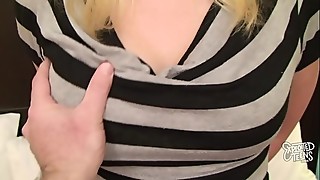 Amateur, Big boobs, Big cock, Blonde, Blowjob, Casting, Couch, Creampie, Cunt, Pov