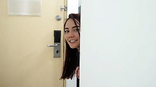 Amateur, Big ass, Big cock, Blowjob, Brunette, Cock, Cuckold, Cum, Cum in mouth, Cumshot