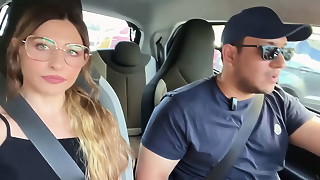Amateur, Spanish, Anal, Big ass, Big cock, Blowjob, Car, Cock, Facial, Fucking