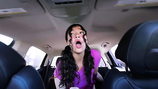 Amateur, Car, Fucking, Latina, Outdoor, Petite, Public, Public nudity, Sex, Teen