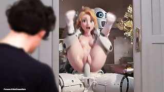 3d, Cartoon, Caught, Cheating, Fucking, Hardcore, Pissing, Wife
