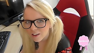 Amateur, Big ass, Big boobs, Blonde, Blowjob, Cum, Cum on tits, Cumshot, Cute, Deepthroat